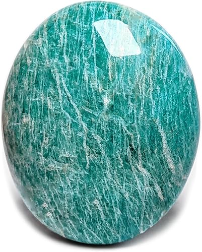 Eusice Cristal de apatita azul, piedras pulidas para anti estrés, piedra preciosa de Worrystone de Reiki, rocas naturales de Madagascar, piedra