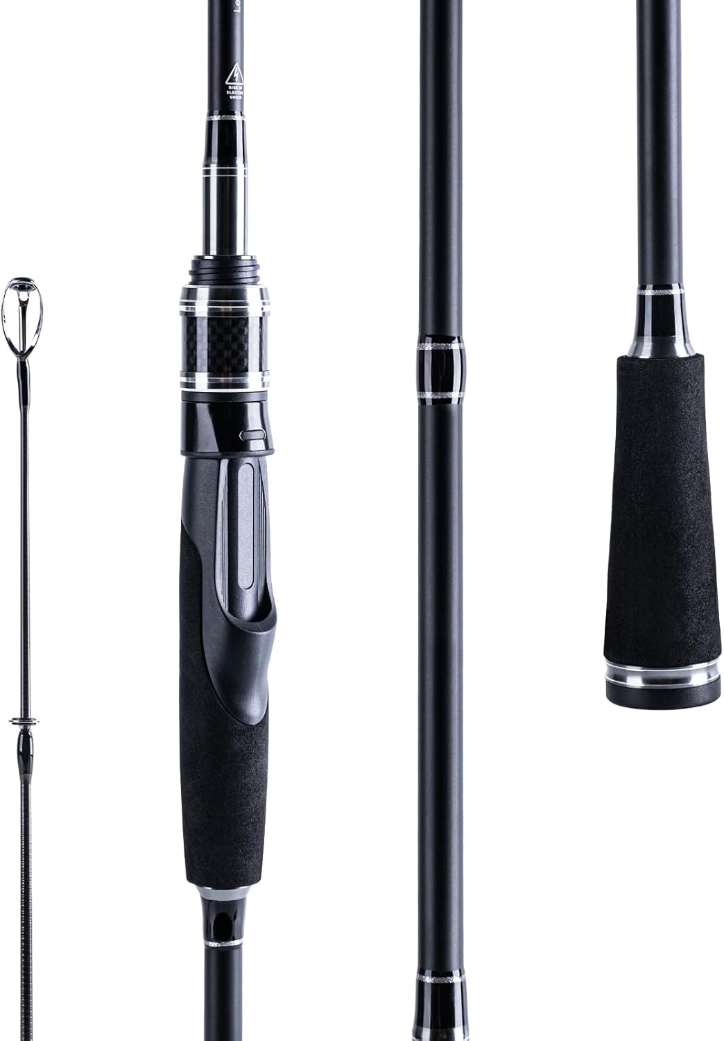 Goture 2-Piece Spinning Fishing Rod 24 1, spin-6'6