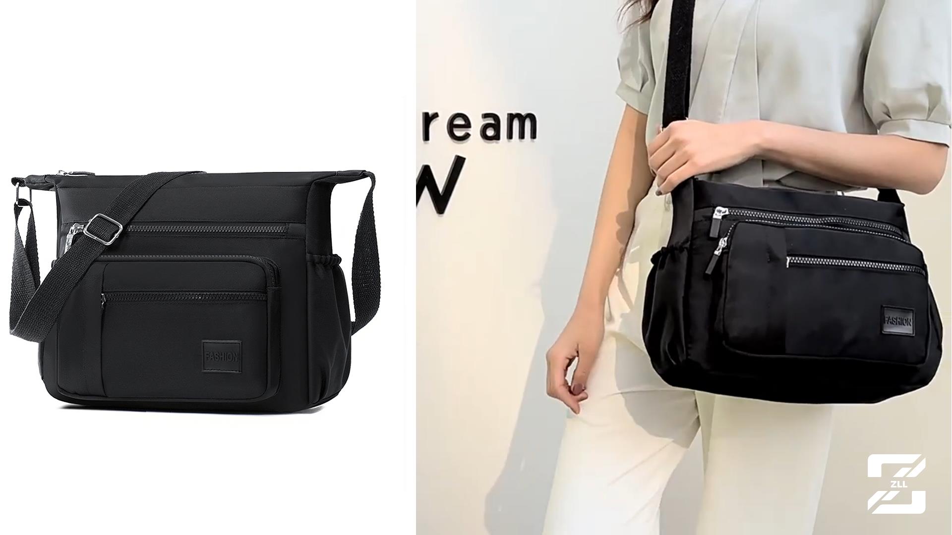 Borsa A Tracolla Donna Impermeabile Anti Taccheggio Con Protezione Per Laptop