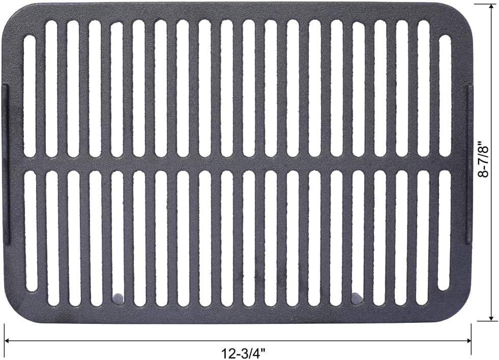 19.6''x10.6''x8.2'' Outdoor Grill, Versatile Portable Small Charcoal Hibachi Grill and Tabletop Cast Iron Skillet - 100% Cast Iron, Enameled, Durable, Camping Stove