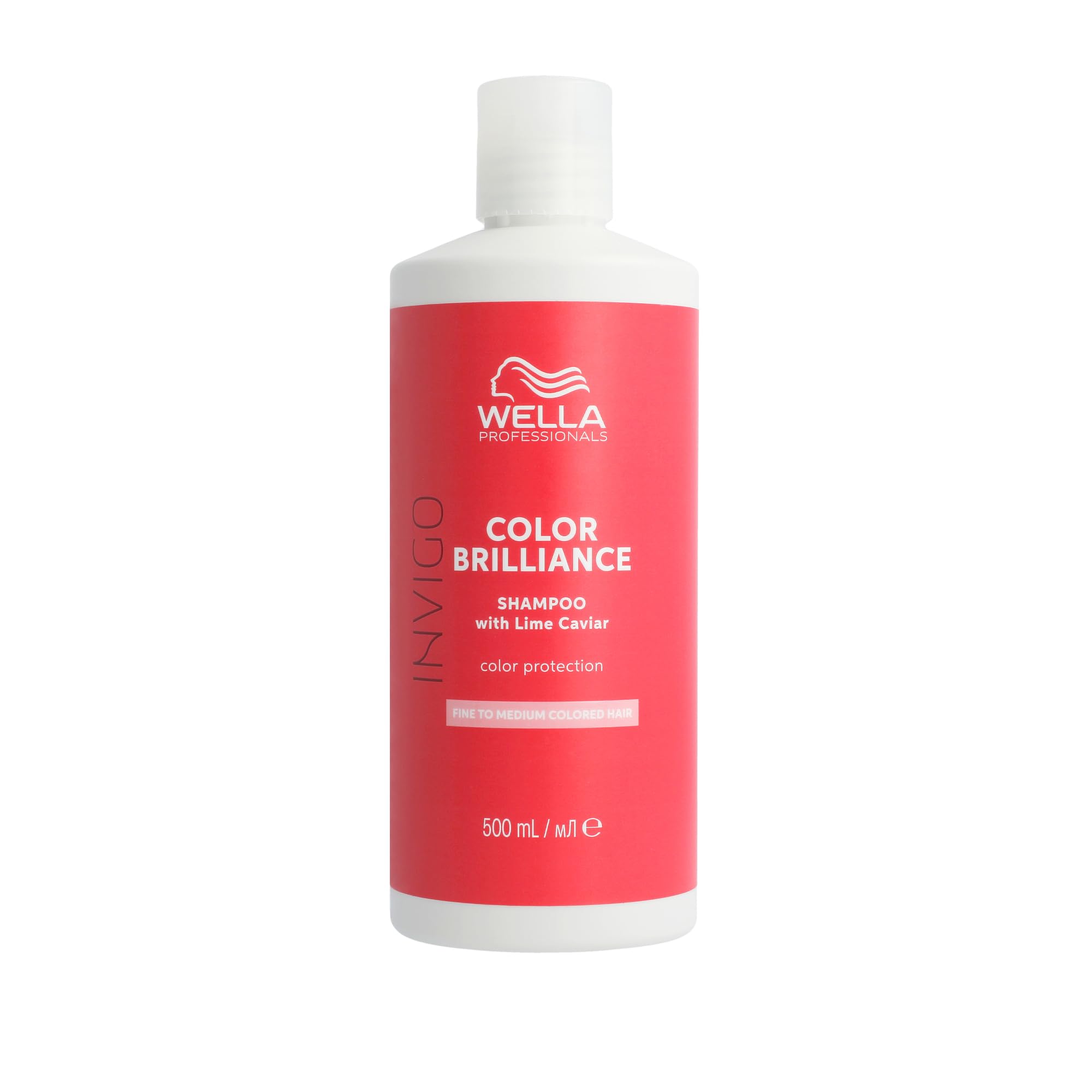 Wella Professionals Invigo Color Brilliance Shampoo Fine – Glanzshampoo für feines, gefärbtes Haar – milde Pflege mit Vitamin E & niedrigem pH-Wert – Farbschutz & strahlender Glanz