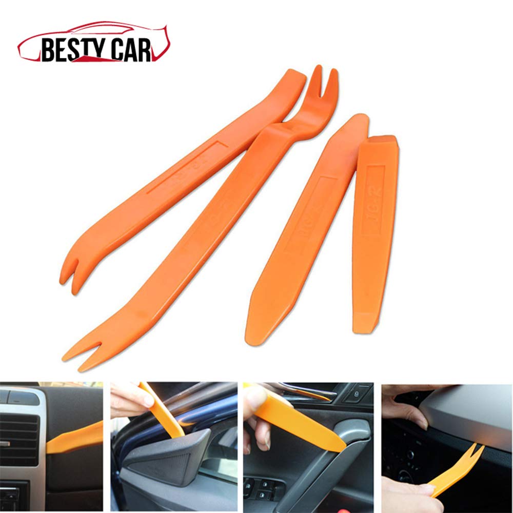 Buy Bestycar 4pack Car Radio Panel Removal Tool Interior Dash Removal Tool Kit Pry Door Clip