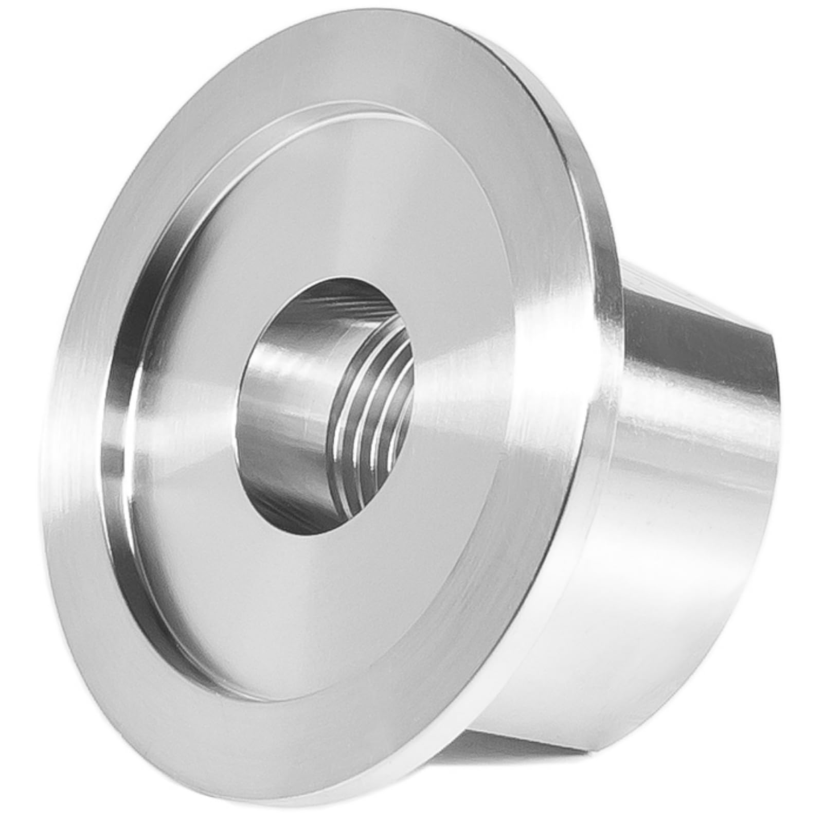 Adaptador de brida hembra NPT a KF-25 de acero inoxidable, conector de tubo de rosca hembra NPT de 1 "para sistemas de vacío, 1 ud.(NW40 to 1/4inch)