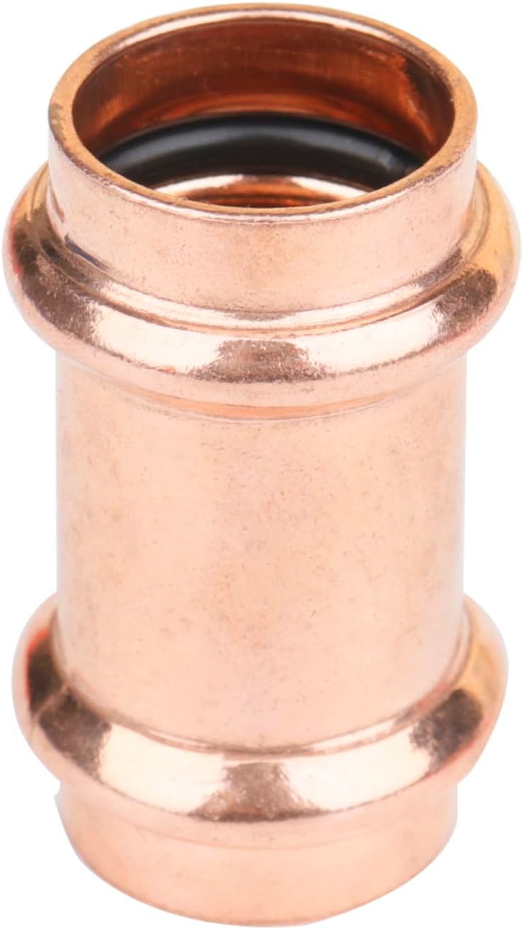 WHK 10 PackS 3/4" Press Pro press x 3/4" Copper coupling Adater Fittings Connect From Cooper to Cooper Pipe(Lead-Free,No Stop)