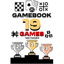 Gamebook with 19 Exciting Games - 120 Pages Perfect Gift Gamebook Featuring 19 Fun Games and Engaging Layout