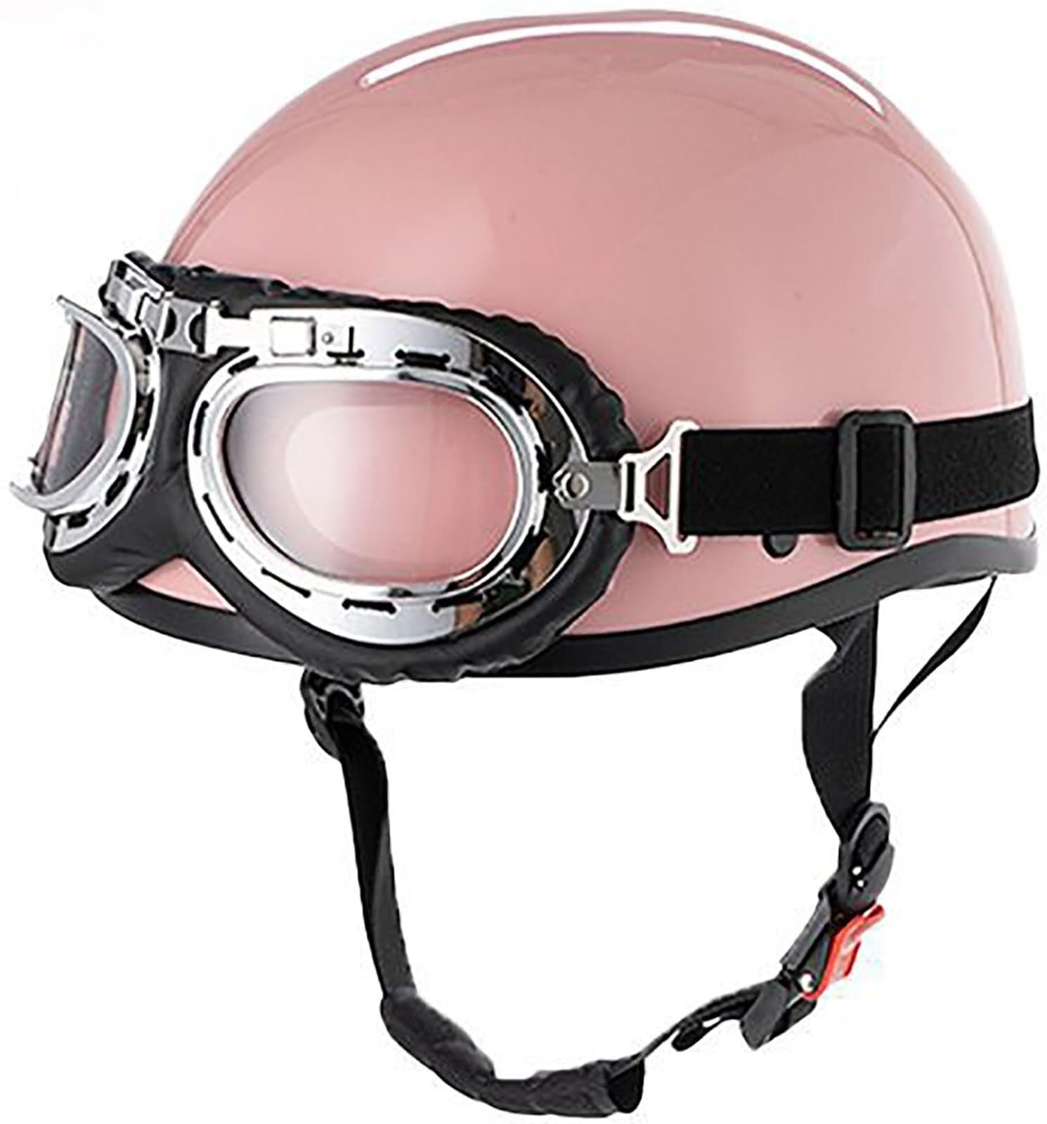 Casque face ouverte ECE demi-casque de sécurité jet avec lunettes
