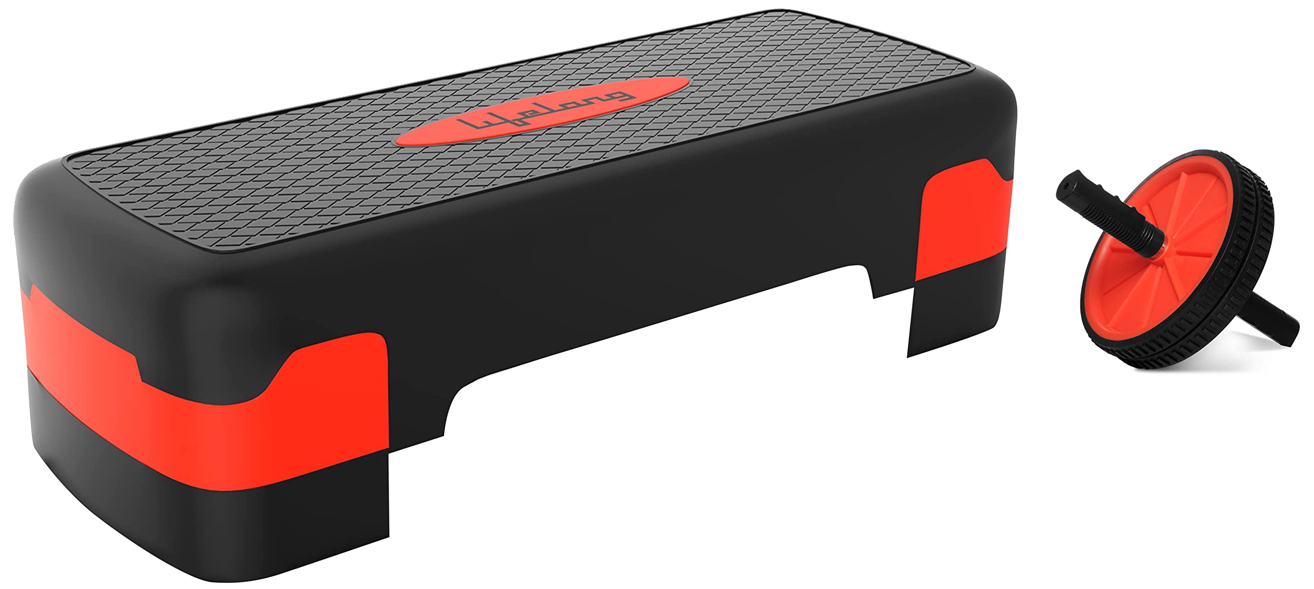 Lifelong LLAS01 Polypropylene Aerobics Stepper (Black and Red) & LLAR01 Other Abdominal and Core Exercise Roller Wheel (Black and Red) (B09SG4WN83) Amazon Price History, Amazon Price Tracker