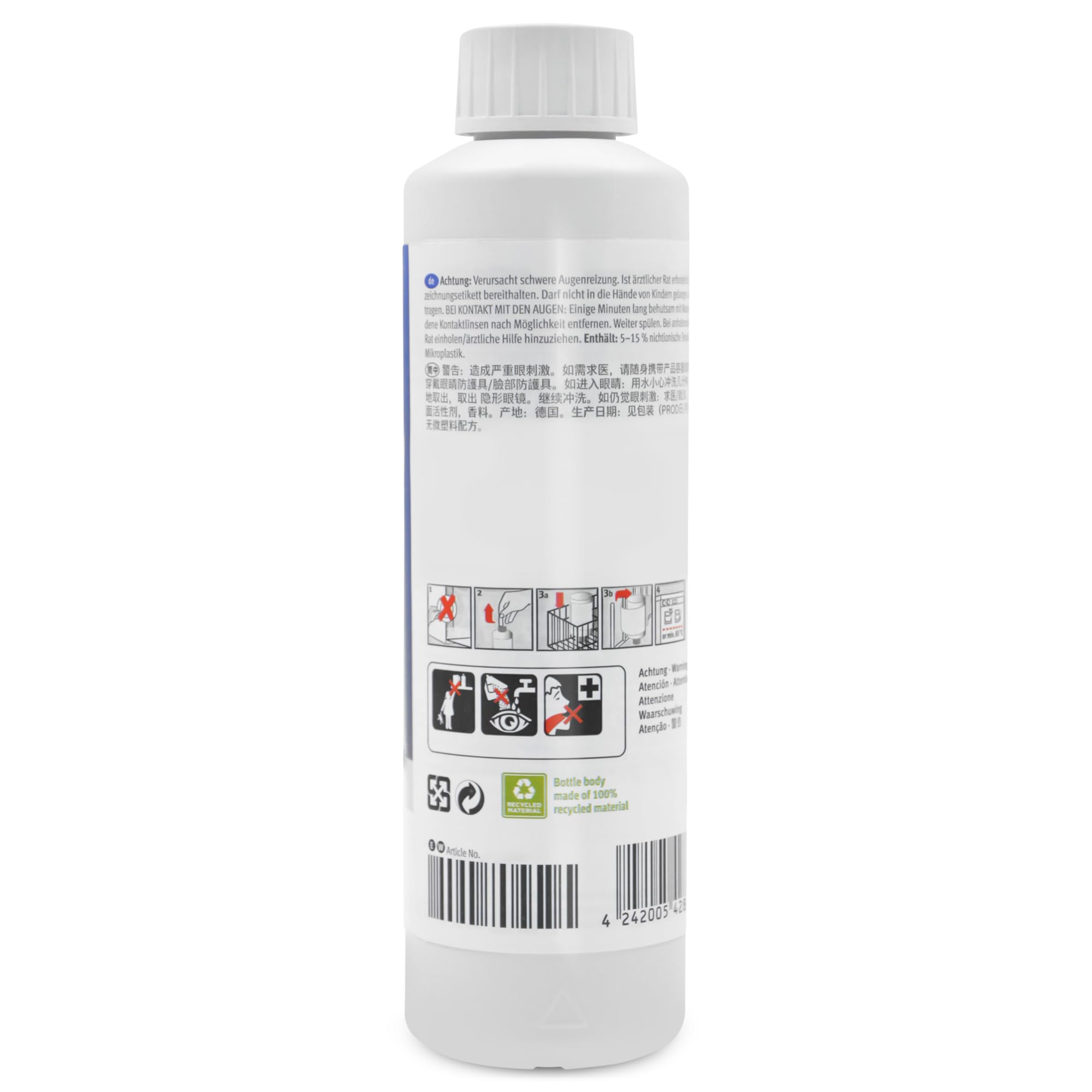 VIOKS Maschinenpfleger 4 x 250 ml Geschirrspüler Ersatz für Bosch 00311997 | für Spülmaschine Geschirrspülmaschine