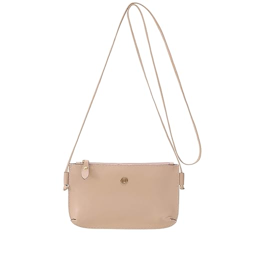 Bolsa Feminina Couro Legítimo Mariart Alça Transversal Fechamento Zíper 201