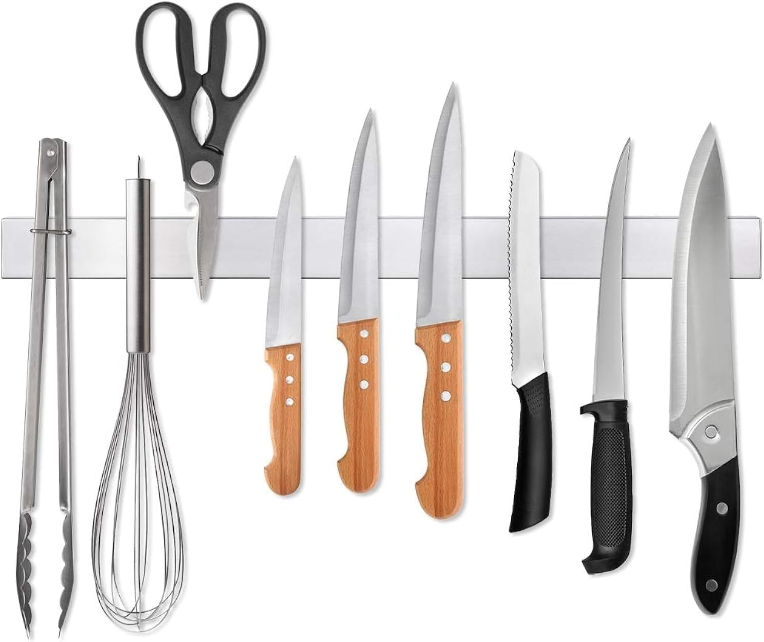 Limos Stainless Steel Magnetic Multipurpose Kitchen Tools Holder, 16-Inch Size