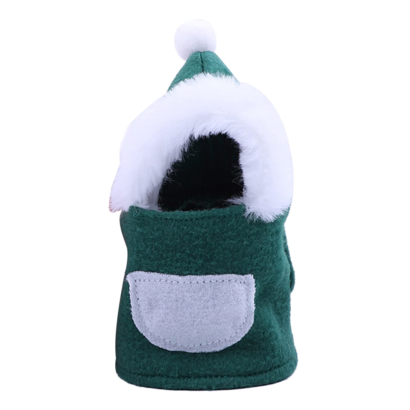 NEWFT Christmas Birds Clothes Winter Warm Parrots Clothes Soft Dress Up for Parakeets Cockatiel Festival Costume