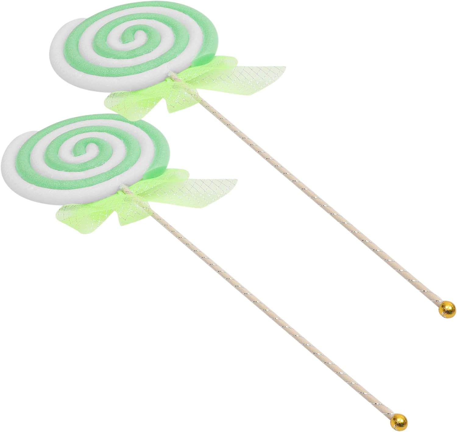 2pcs Large Simulation Lollipop Props Party Favors Decorative Lollipop Model DIY Craft Photo Prop