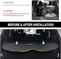 Vista 392 de Powerty Cubierta de Carga para Accesorios Kia Sportage 2023-2025 2026, Textura de Lona Cubierta Retráctil para Maletero Trasero de Carga de Equipaje