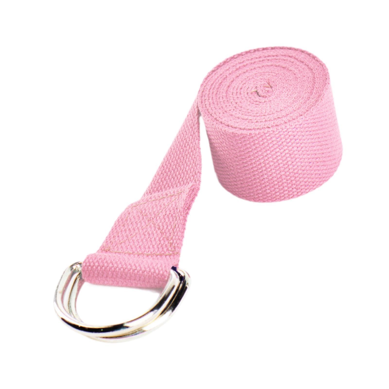Resistance Belt Pilates Rope D Ring Buckle Exercise Band for Outdoor Fitness Pink| Sporting Goods|Fitness, Running & Yoga|Yoga & Pilates|Yoga Straps-picture-30