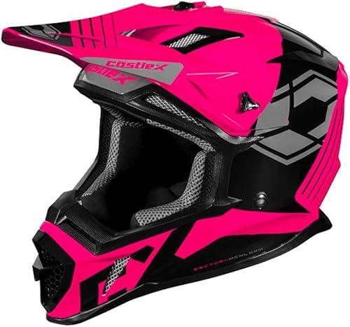 Vista 10 de Castle X CX200 - Casco Moto (negro mate, mediano)