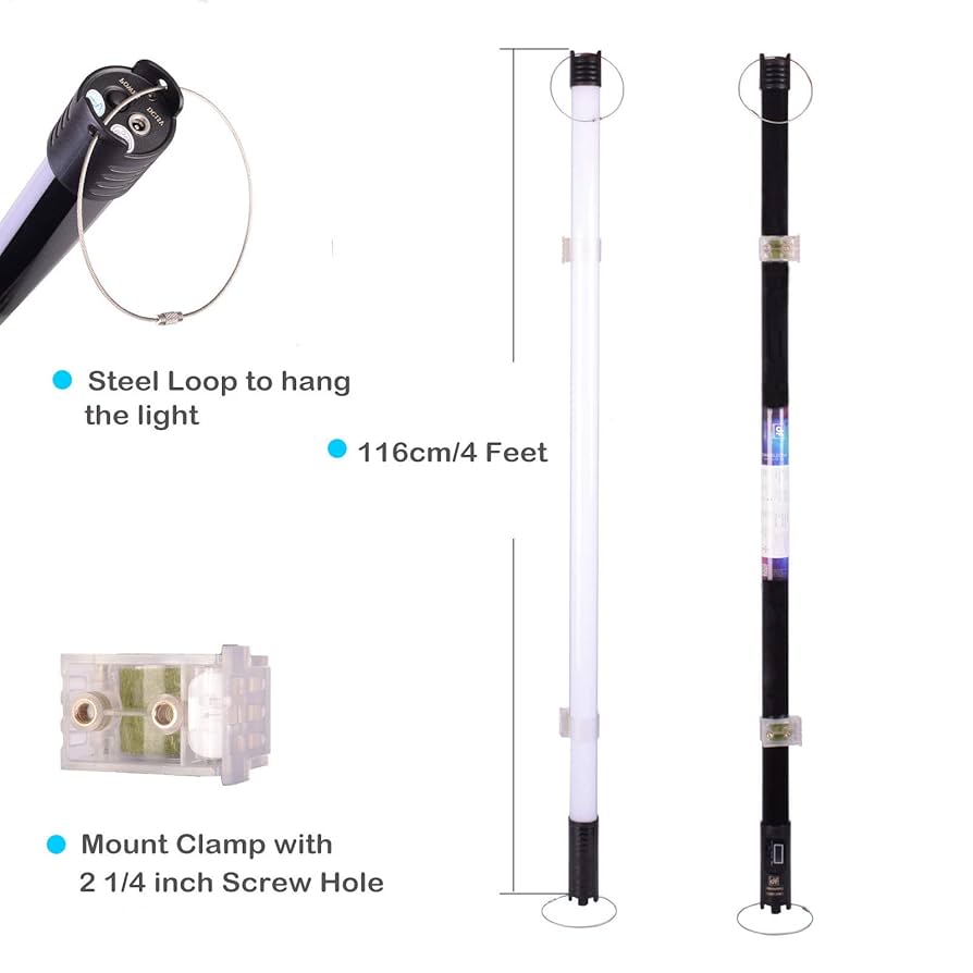 DF DIGITALFOTO Chameleon RGBWチューブライト Amazon.co.jp: 撮影用ライト,rgb led照明 DF DIGITALFOTO