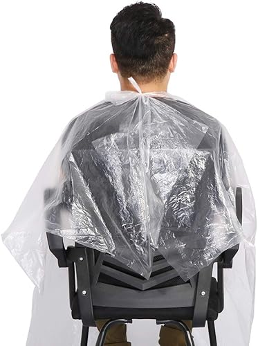 Miniatura 5 de JFG RACING Capas desechables para cortar el cabello, Transparente