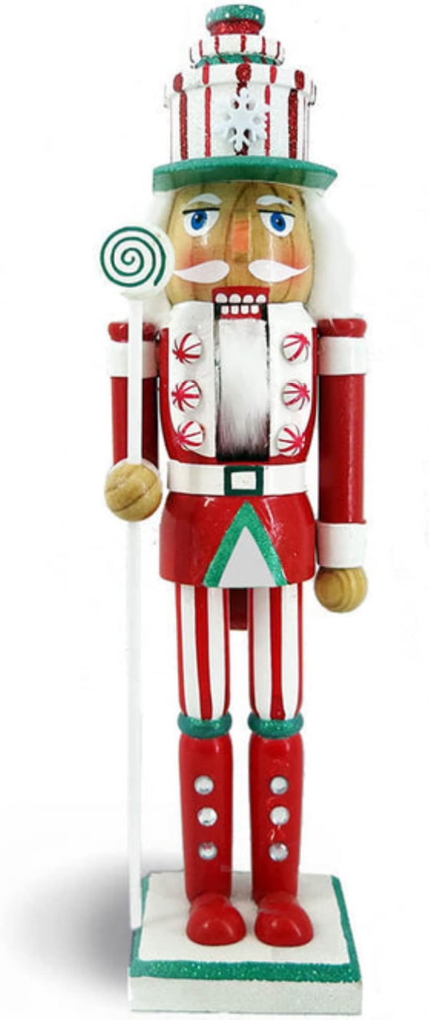 Nutcracker Ballet Gifts, Soldier Nutcracker Figurine, Wooden Figures Decorations Ornaments, Christmas Holiday Decor, 15 Inch