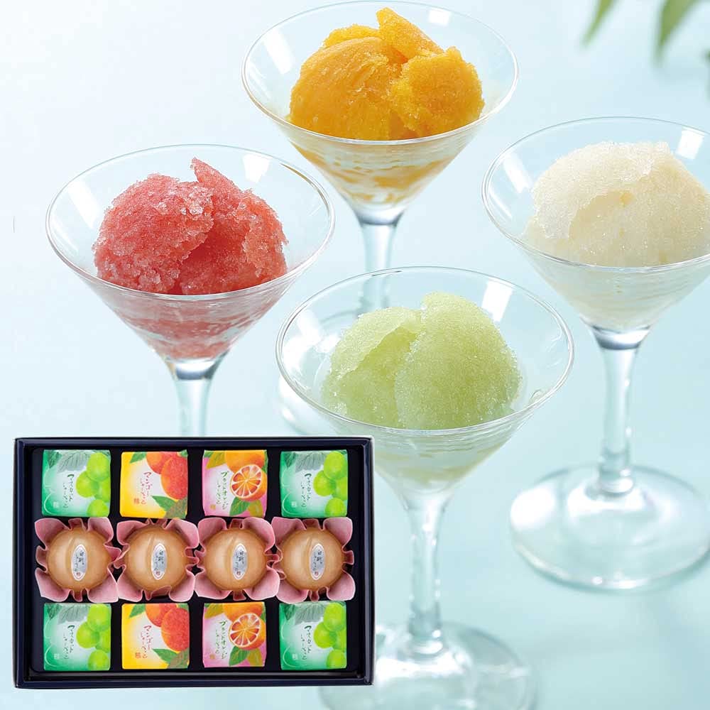 Amazon.co.jp: 宗家 源吉兆庵 マスカットしゃーべっと詰合せ 12個入（4