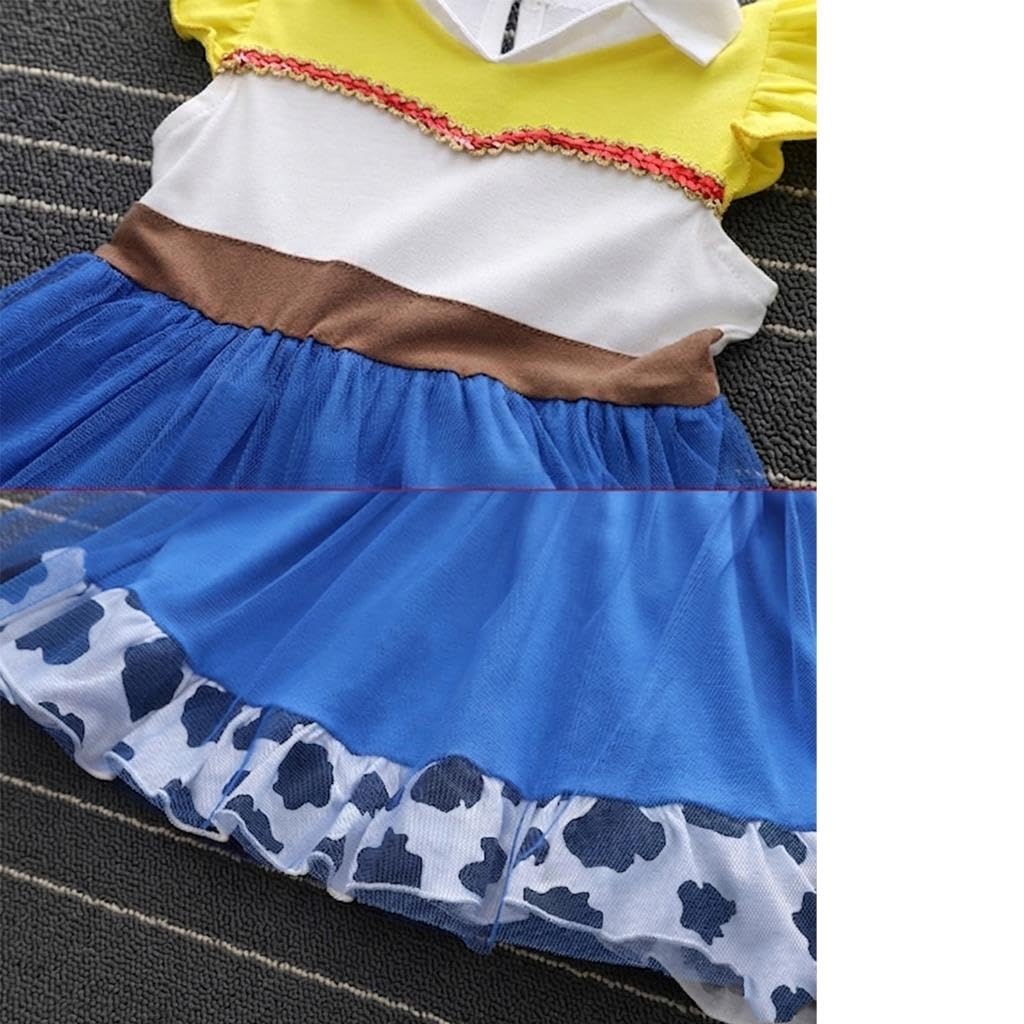 Lito Angels Jessie Kostüm Kleid Verkleidung mit Haarreifen für Baby Kinder Mädchen Größe 6 Monate bis 5 Jahre