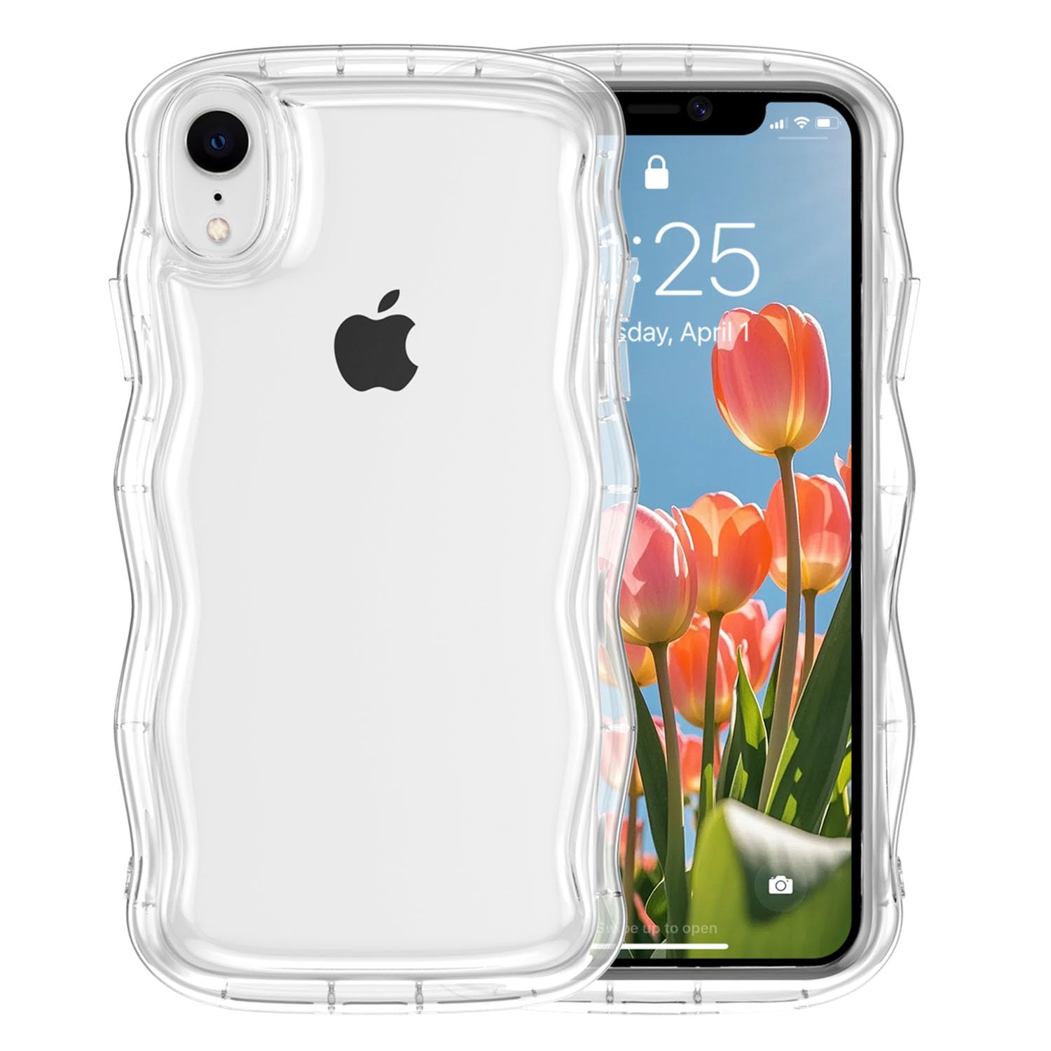 Amazon.co.jp: QLTYPRI 対応 iPhone XR ケース クリア TPUカバー