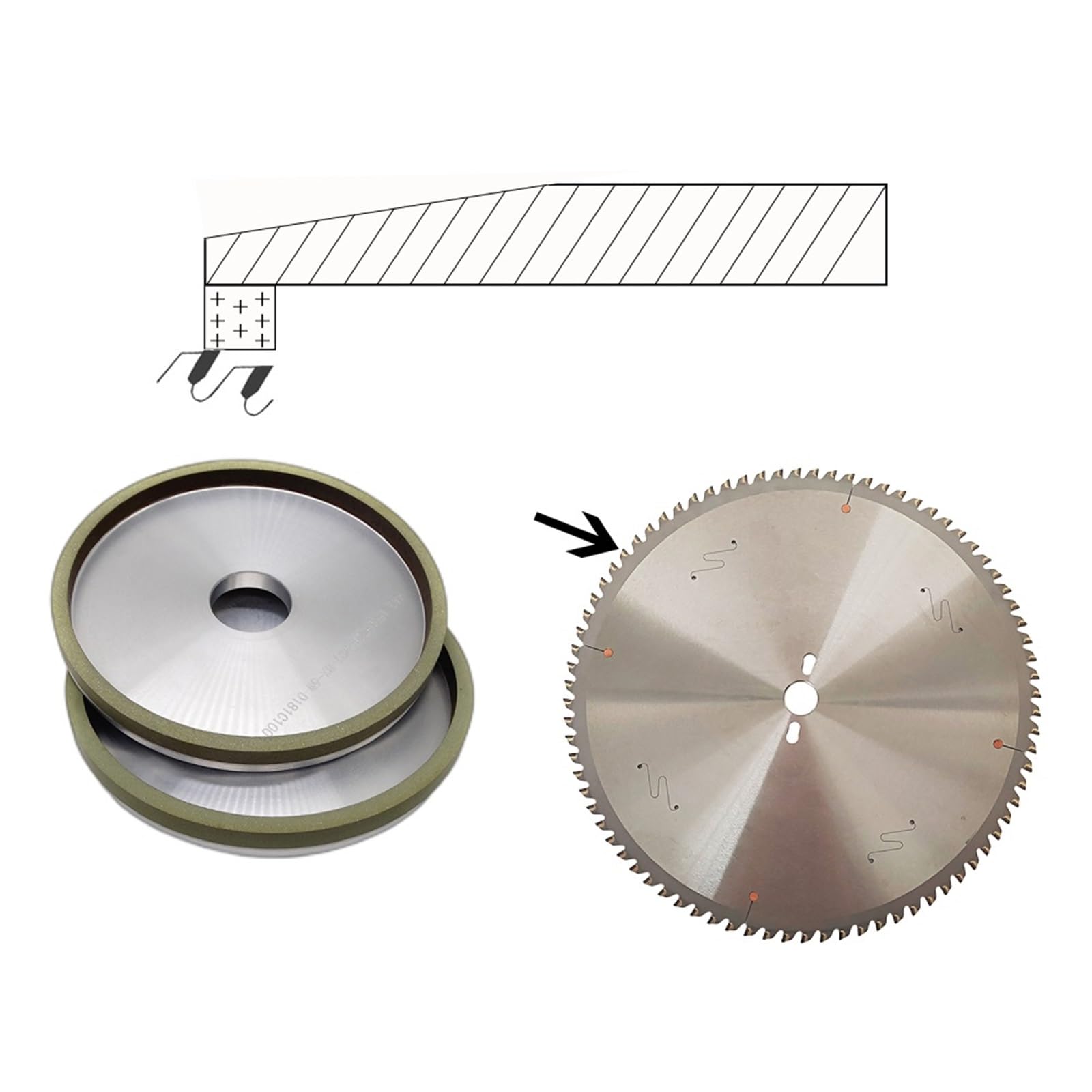 Diamentowa Tarcza Szlifierska, 1 Szt. Żywicy 4A2-75 Mm I 125 Do Obróbki Drewna Szlifowania Precyzyjnego Grube Ziarno 46#(D125*H32*W5*X10*T22)