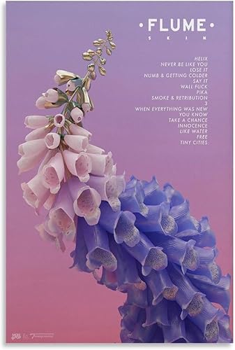 DAXXIN FLUME - Póster de 3 lienzos en lienzo, pintura decorativa para pared, sala de estar, dormitorio, decoración, regalo, sin marco, 16 x 24