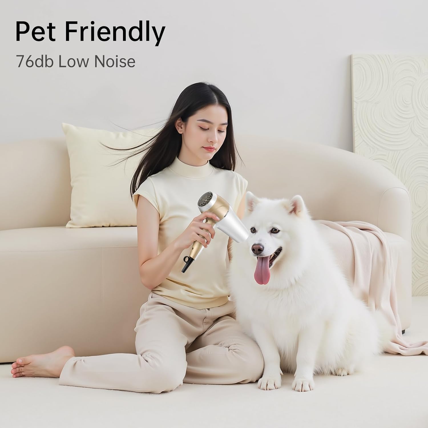 CONFU Hair Dryer,1875W Fast Drying Blow Dryer with Advanced Ionic Technology, More Shine and Less Frizz,Hair Dryers for Women with Concentrator Nozzle for Home Salon