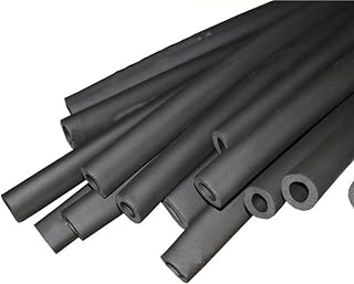 1.70 m Insulation Foam Tube Thickness 9.0 mm Self Seal Pipe Insulation Lagging Wrap Industrial Covers for Outdoor Winter Freeze Protection Hot Cold Water Pipe ID 6-60.0 mm(19.0 mm)
