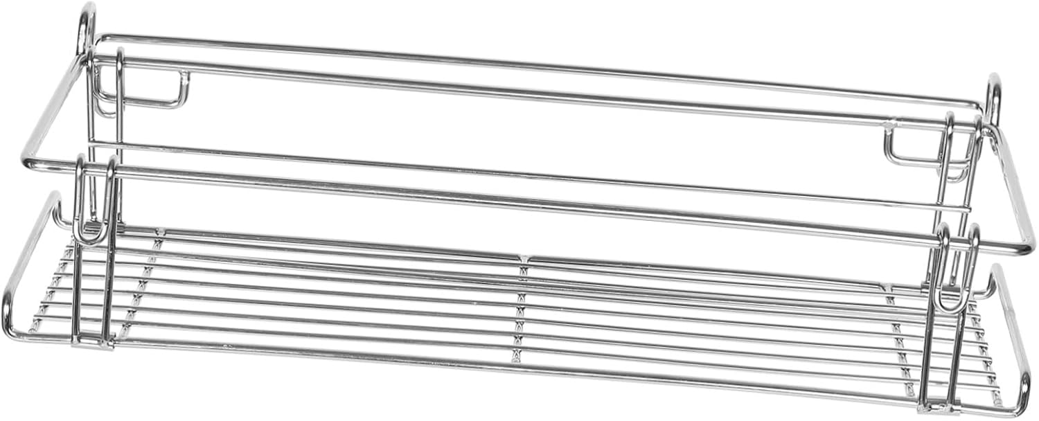 KESYOO Outdoor Camping Table Hanging Wire Basket Multi-functional Folding Rack for Bbq Picnic and Camping Side Table Extended Storage