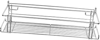 KESYOO Folding Camping Table Wire Storage Basket with Hanging Hooks