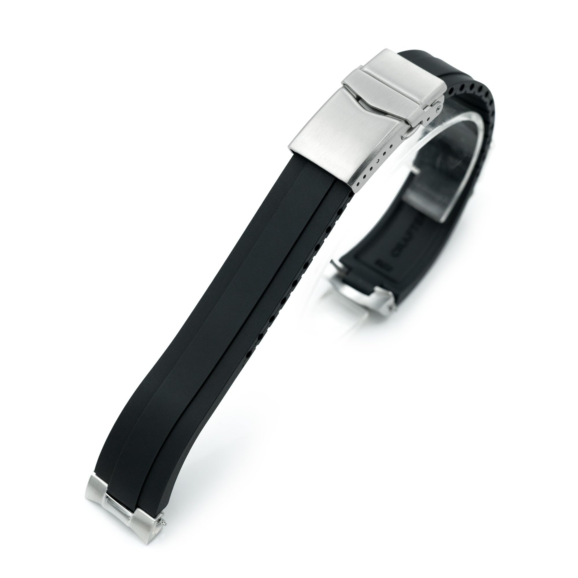 Pulseira de borracha Crafter Blue FKM de 21 mm compatível com