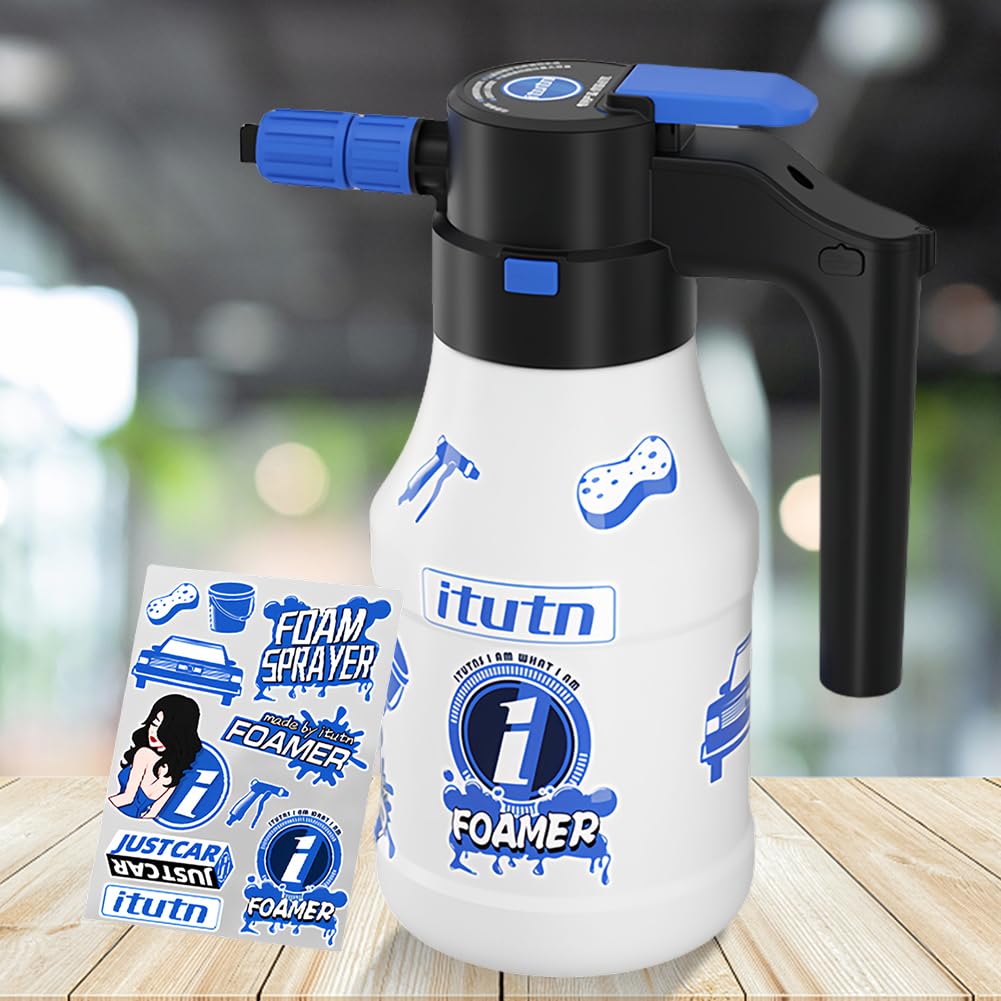 1.5L Lavaggio Auto Schiuma Spruzzatore Può USB Ricaricabile Pompa Schiuma Annaffiatoio Lavaggio Auto Pistola ad Acqua Elettrica Auto Strumenti di Pulizia della casa
