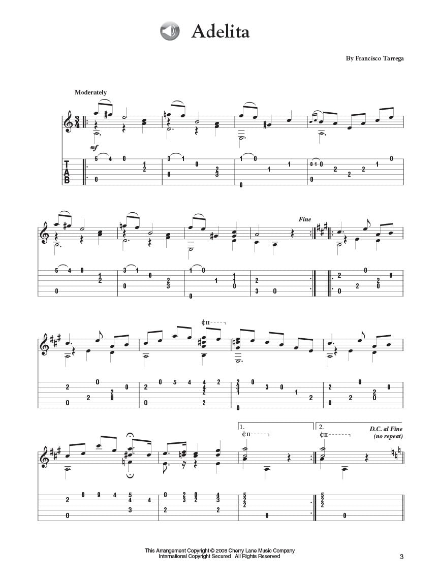 30 Easy Spanish Guitar Solos: Partitions, anthologie pour guitare (Book & Audio Access)