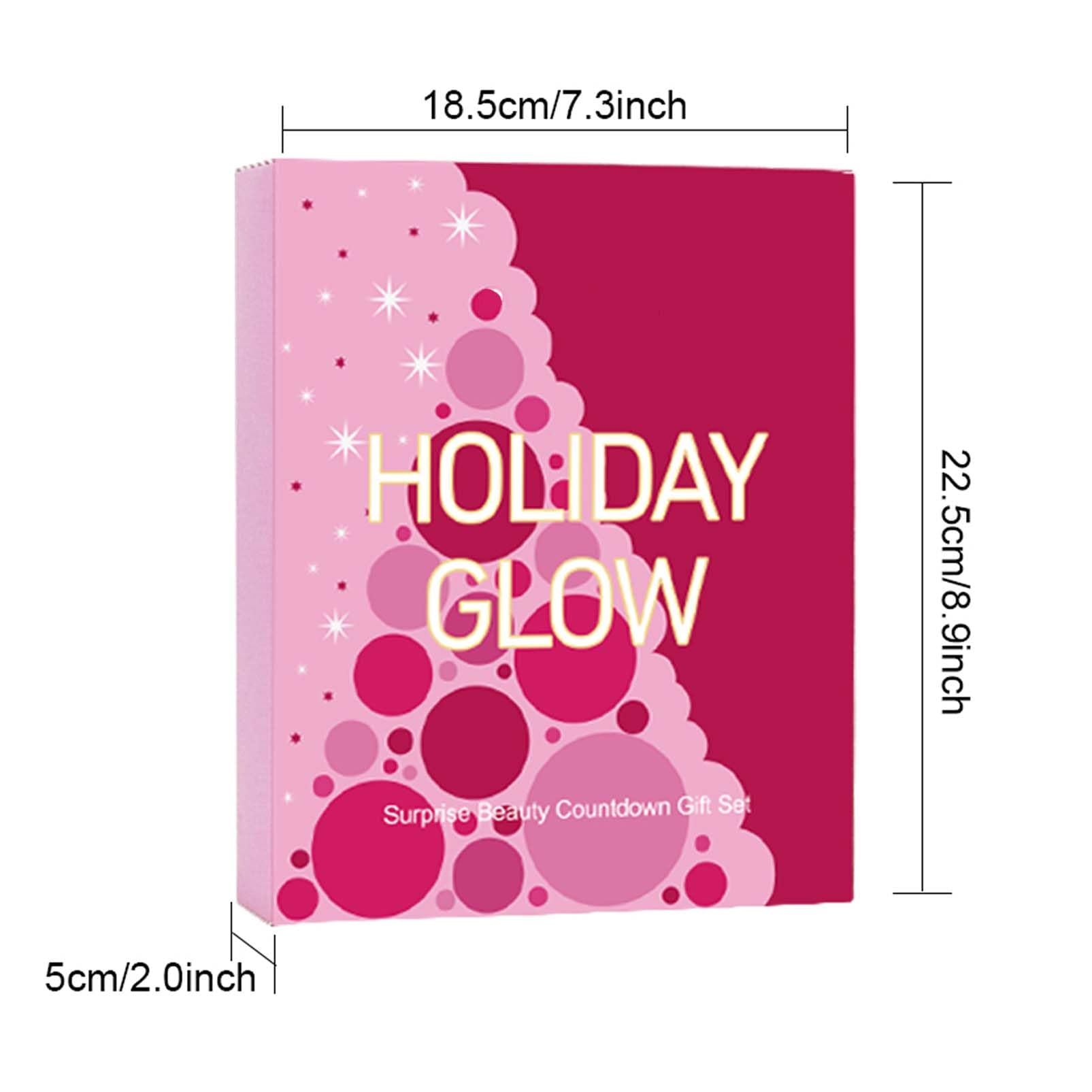 Beauty Calendario dell'Avvento 2025, set da 24 pezzi per trucco, set regalo per il trucco, set da trucco, calendario dell'Avvento 2025 da donna