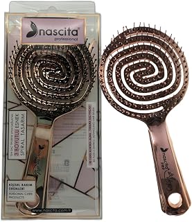 Nascita Pro 3D Flexi Kontrol Açma Tarama Saç Fırçası Krom - 35
