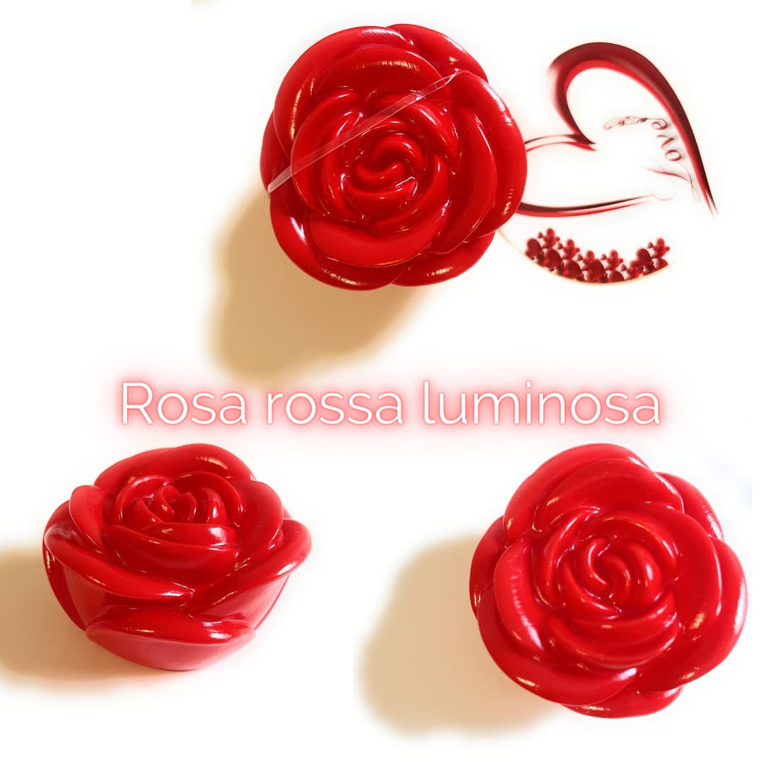 NARAMAKI® Idea Regalo Festa della Mamma 2025 Baci Perugina Regalo - 1 Bouquet Di Rose Velluto + Rami Di Mimose Artificiali + 1 Orsacchiotto + Tubo Baci Perugina 37,5gr