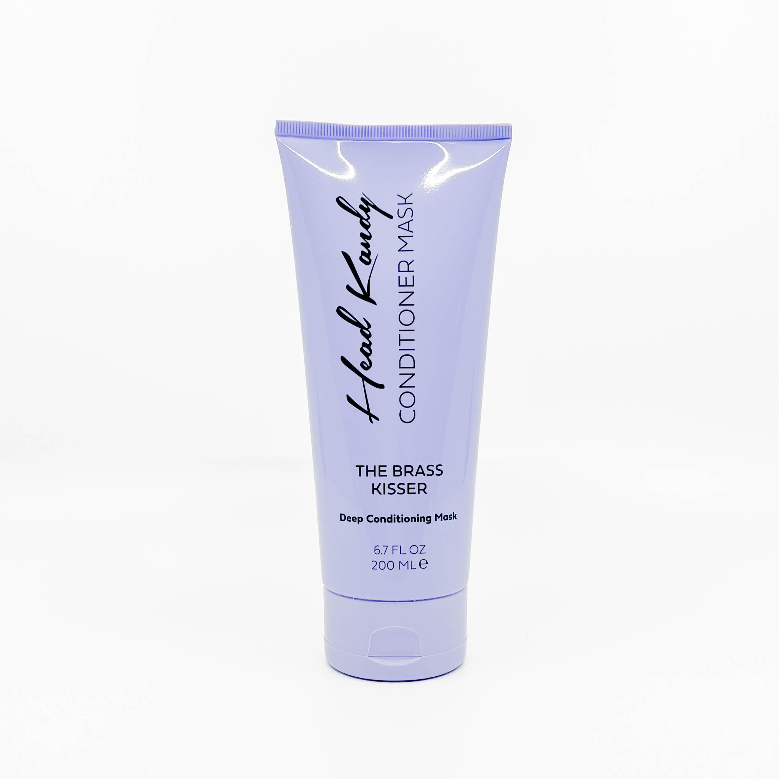 Head Kandy The Brass Kisser Deep Conditioning Mask | Color Correction For Blonde Hair | Anti-Brassiness | Enriched with Purple Pigments | 6.7 oz