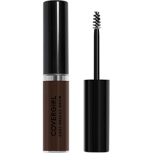COVERGIRL - Easy Breezy Brow Volumizing Gel, Holds Brows for 24 Hours, Infused with Argan Oil & Biotin, 100% Cruelty-Free