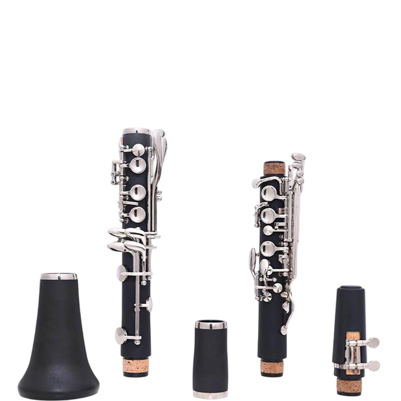 Professionnelle Clarinette Clarinette Bb Tone 17 Touches Trous Fermés Instruments De Musique En Bakélite Pour Débutants Pratique Du Jeu