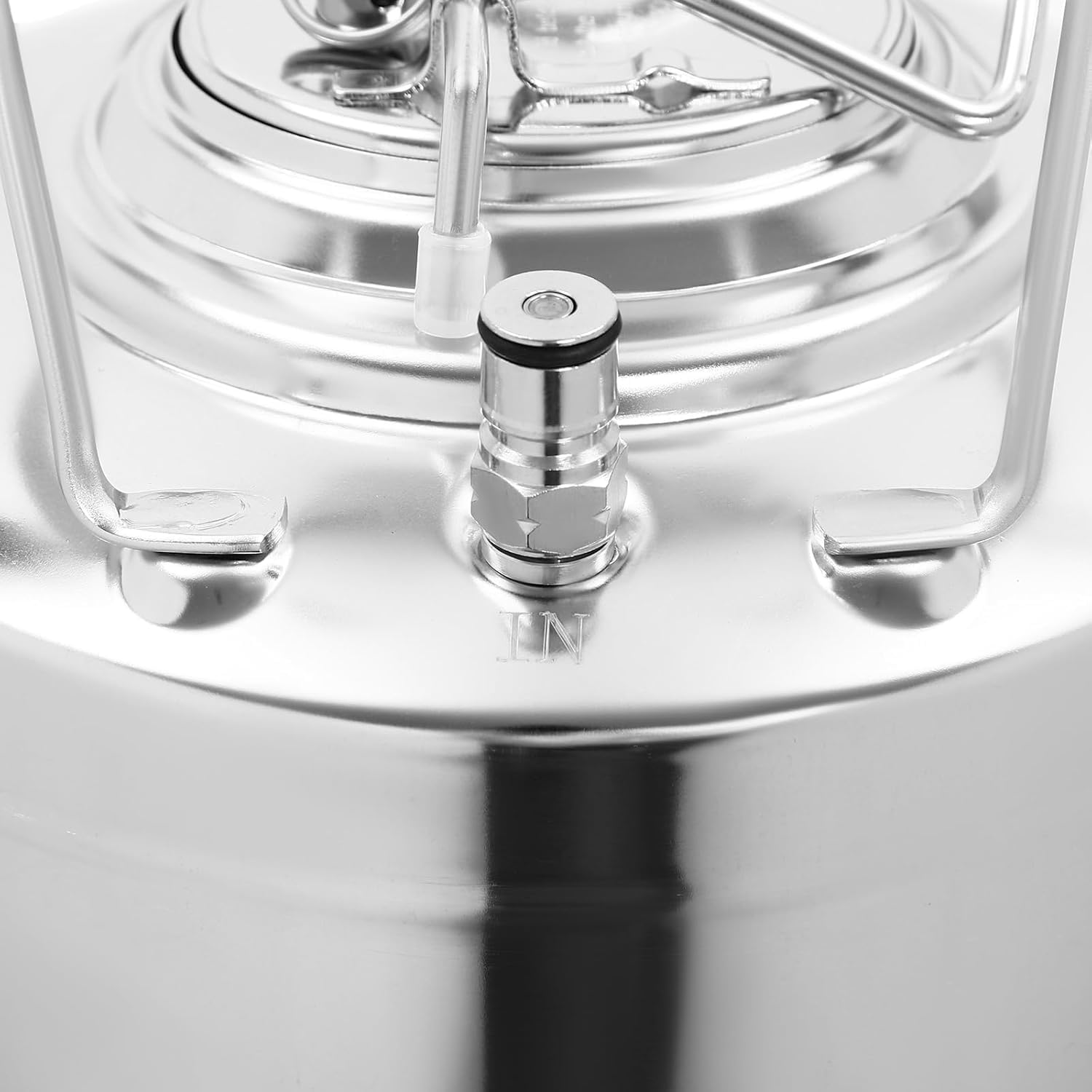Système De Fût Miniature À Verrouillage À Bille De 6 litres (1,6 Gallon), Cuve De Brassage avec Système De Déconnexion Rapide. Ce Système Assure Une Conduction Thermique Uniforme pour