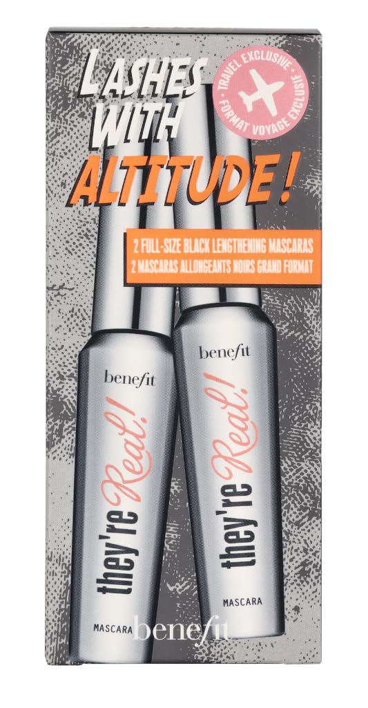 Benefit Cosmetics They're Real Beyond Mascara Duo Set Black, 0.3 Ounce (Pack of 2) - Image 3