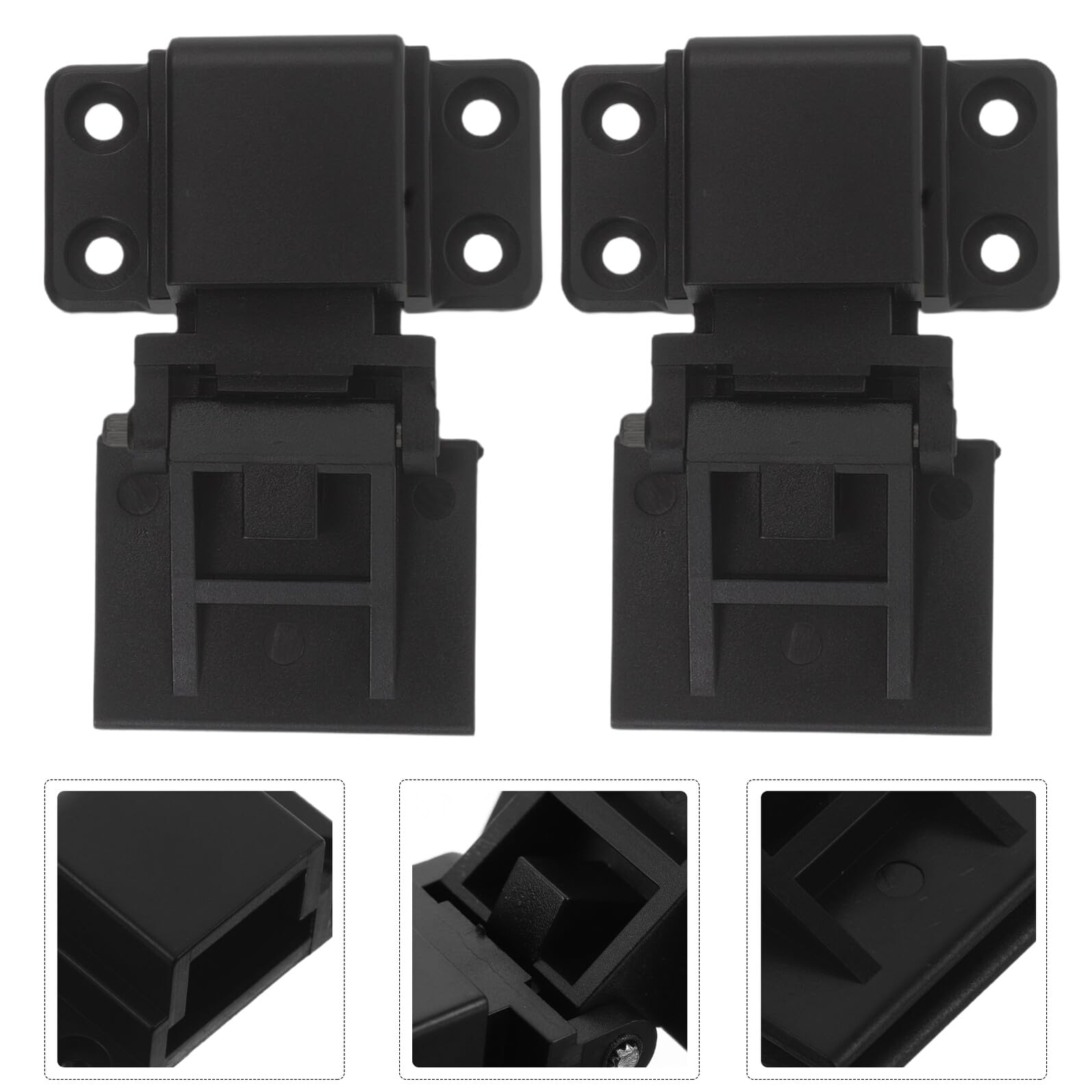 BESPORTBLE Bisagra para Cubierta Antipolvo de Tocadiscos, Par de Repuesto Compatible, Movimiento Suave, Protección contra Polvo, Piezas de Mantenimiento para Platos Giratorios de Vinilo