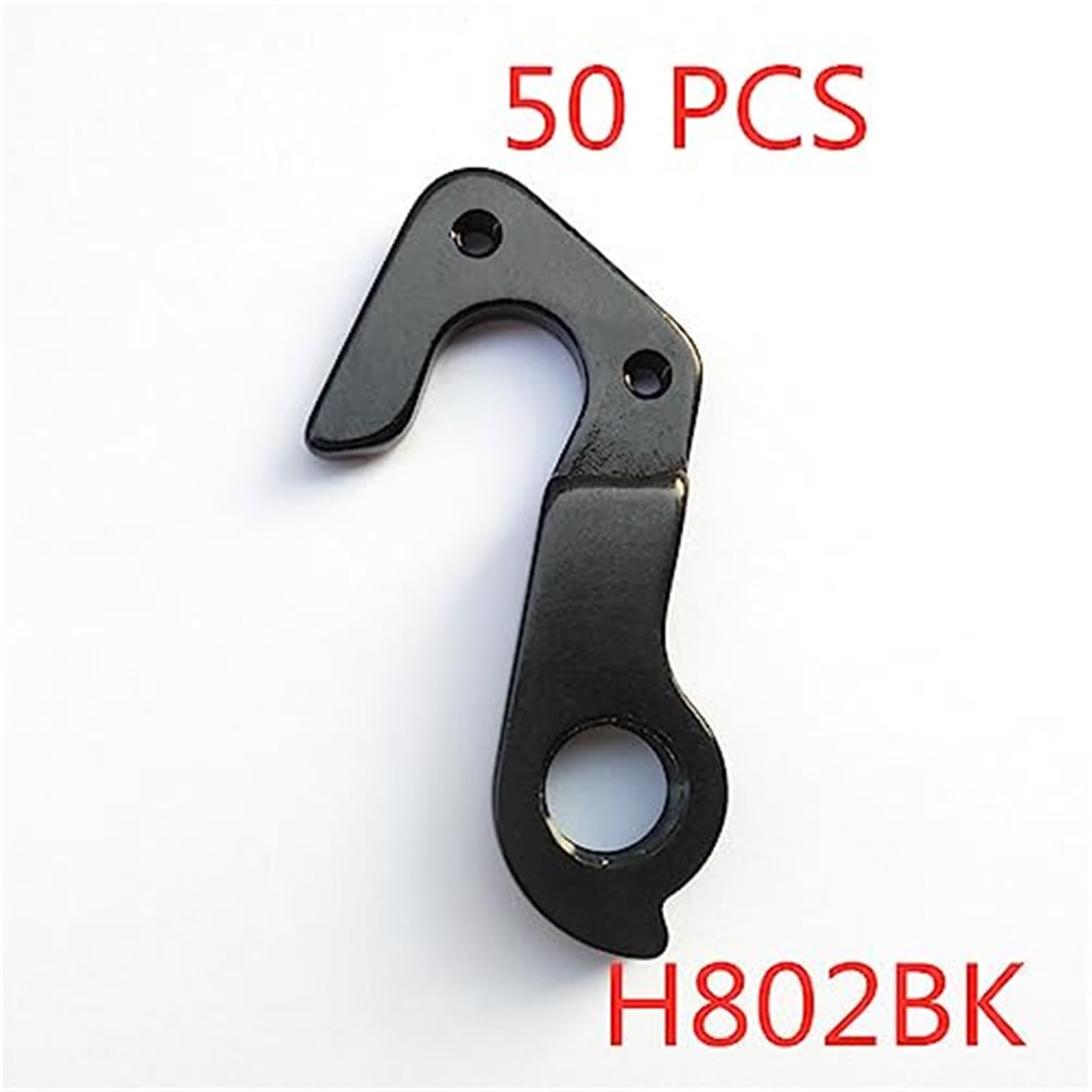 Patilla de Cambio Trasera de Bicicleta de aleación de 50 Piezas, for Gt Zaskar Carbon Pro 2015 Gt Avalanche 2019 Sport Avalanche 9R GT Elite 2018 Gancho de cola de bicicleta(BLACK WGH802BKP50)