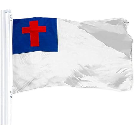 Amazon.com : Bradford Christian Flag 3x5 ft Outdoor Made in USA