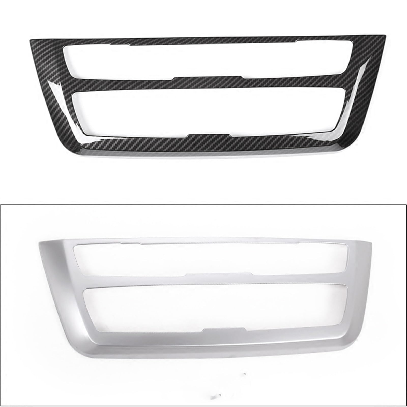 Komponenten Für BMW 3 4er 3GT F30 F32 F34 2013–2018 Carbon-Faser-Auto-Innenraum-Center-Control-CD-Panel-Rahmen-Abdeckungsaufkleber(Carbon fiber)