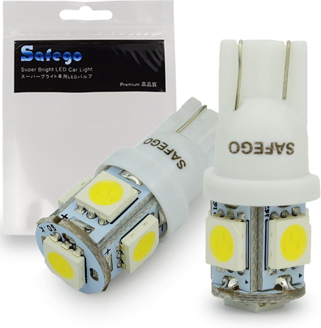 Safego 2 x 10W Motorcycle Floodlights Round LED Pod Lights, 12V Safego 2 x 10W Motorcycle Floodlights Round LED Pod Lights, 12V