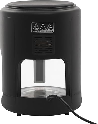 Miniatura 6 de Freidora Airy, freidora de aire de vidrio de 3.8 cuartos de galón, horno freidora de aire potente de 1200 W, olla sin aceite visible de 360,