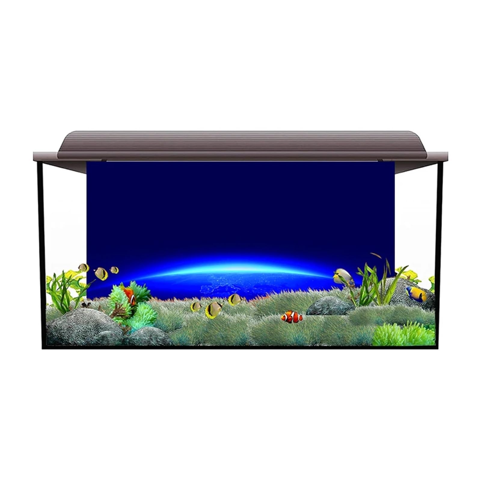 Fondo de Pecera Póster Adhesivo for Fondo de Acuario, decoración pecera, Papel Tapiz Autoadhesivo(54x122cm)