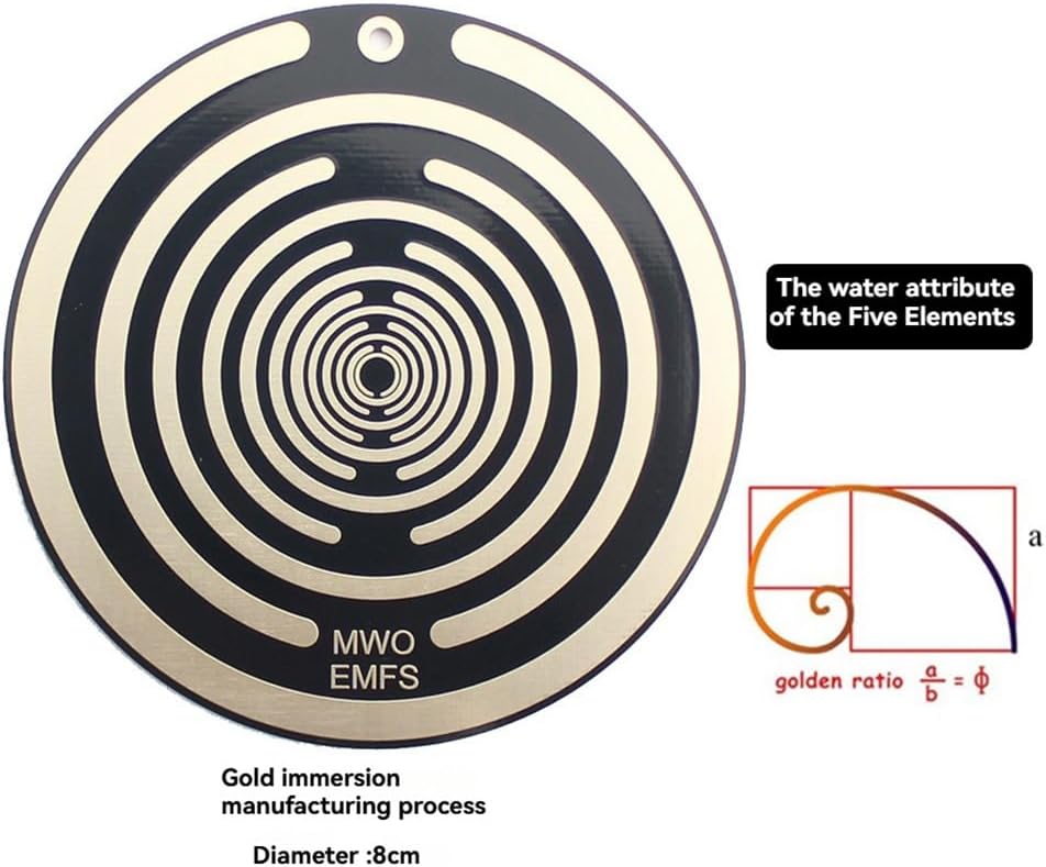 5個 Lakhovsky MWO 偏光ディスク マルチウェーブオシレーター 金メッキ エネルギーディスク修復エネルギー